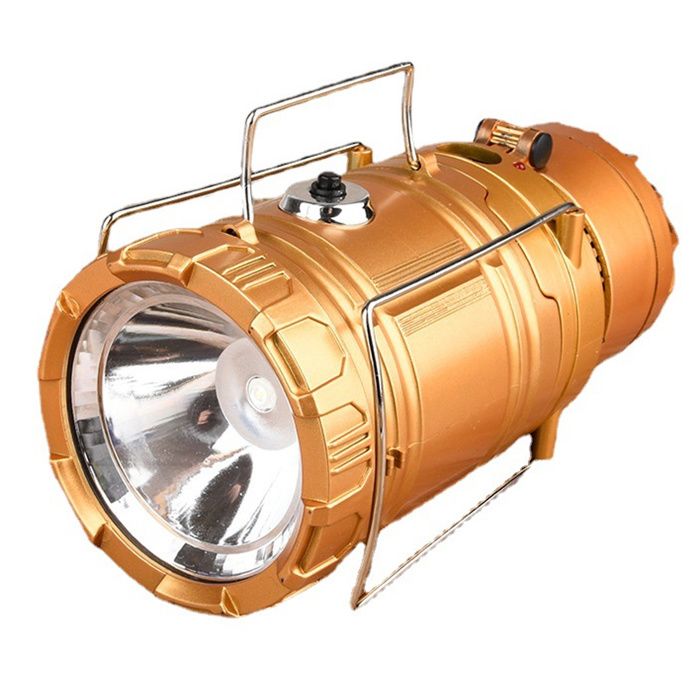 TD® Lanterne de camping Solaire à LED Rechargeable- Torche ultra lumineuse Lumière d'urgence -Lampe portable Multifonction