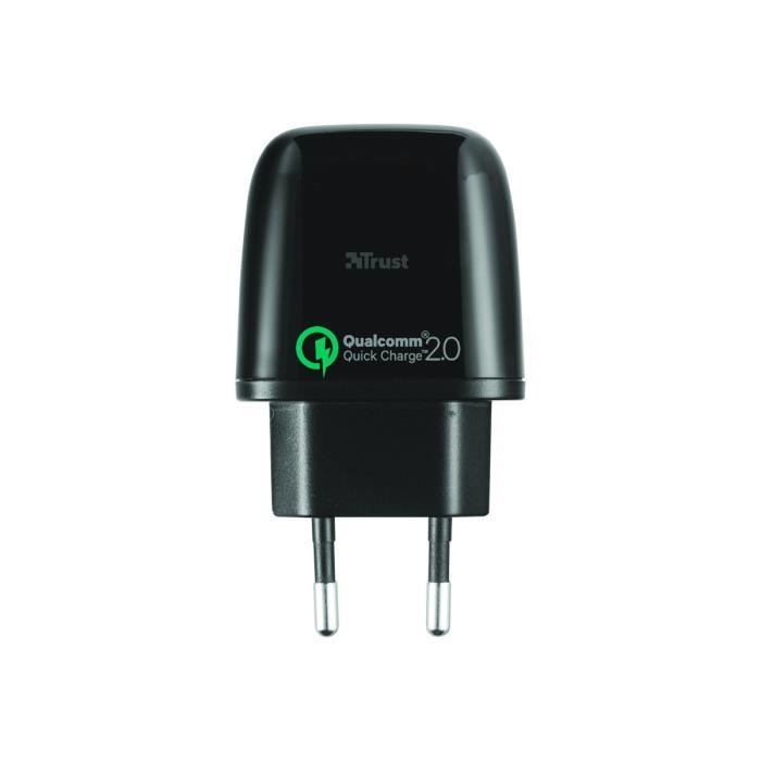 TRUST Ultra Fast Wall Charger - Chargeur secteur - Noir