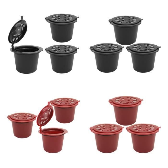 Filtre à De Dosette De Café Réutilisable Sans BPA 12Pcs Pour Machine Nespresso