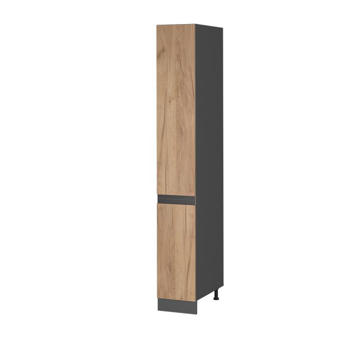 Meuble haute de cuisine R-Line 30cm J-Shape Chêne de force doré/Anthracite Vicco 39781