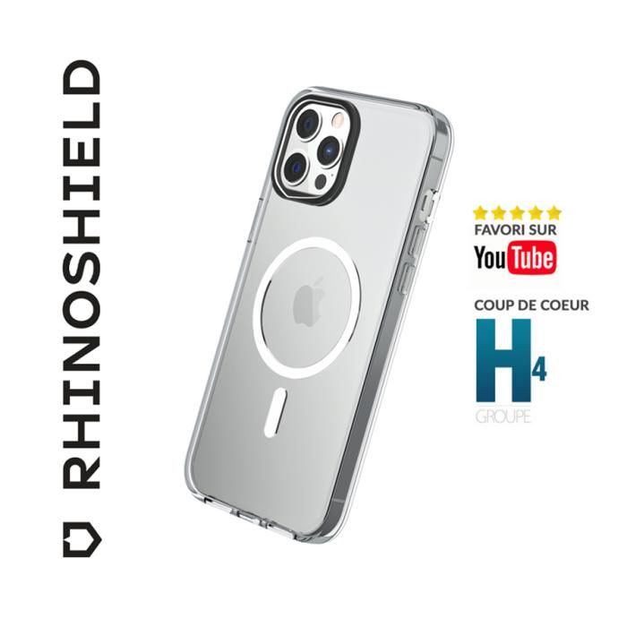 Coque - RHINOSHIELD - iPhone 16 Plus - Transparent - Compatible MagSafe - ShockSpread™