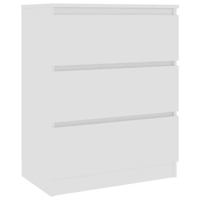 CLOUD Meuble de rangementCommode Armoire Buffet Blanc 60x35x76 cm Bois dingénierie CHYNEW6124474