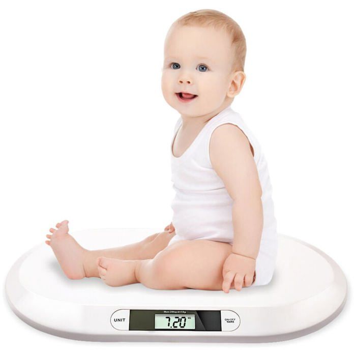 Meilleurs prix pour Pse-bb Enfant jusqu 20kg pour nouveau-n Pse-bb numrique blanc digital Label
