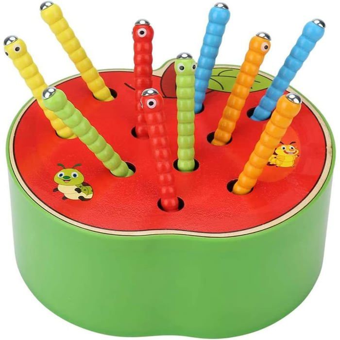 Jouets pour enfants de 1 2 3 4 5 ans jouets en bois pour bébés jeu dattrape-insectes en bois jouet déveil éducatif