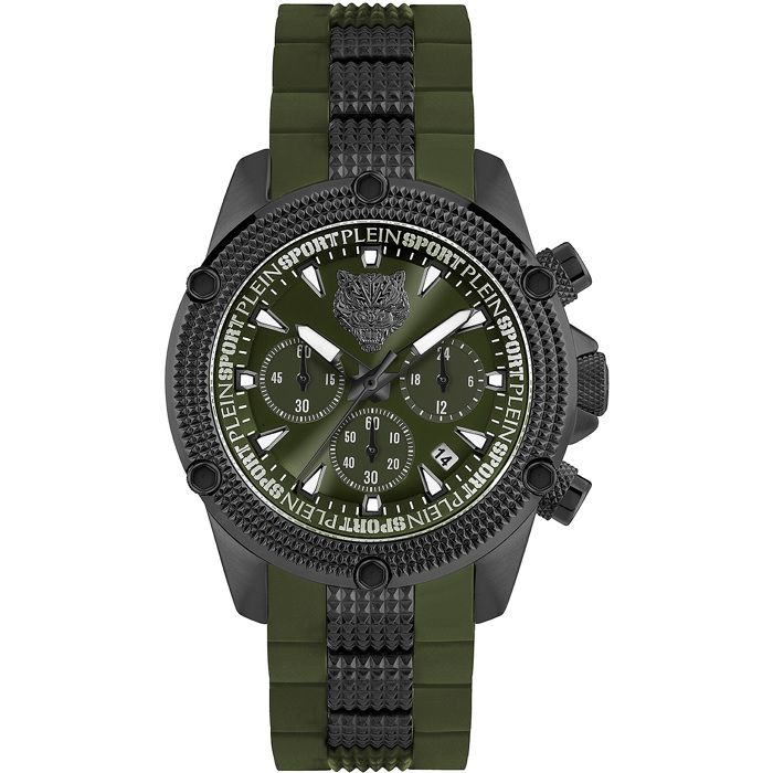 Plein Sport PSDBA0223 Hurricane Chronographe Montre Homme 44mm 5ATM Plein Sport PSDBA0223 Hurricane Chronographe Montre Homme 44mm 5ATM