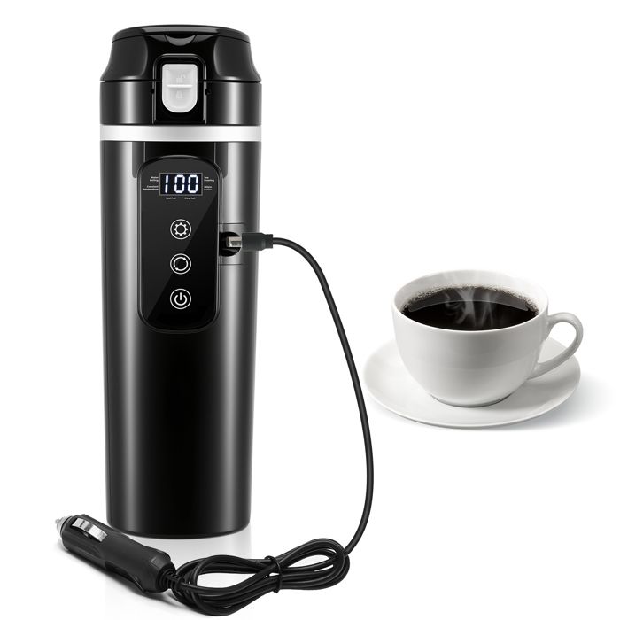 500ml Bouilloire électrique de voiture 24 V/12 V tasse chauffante électrique de voyage bouilloire électrique de voiture