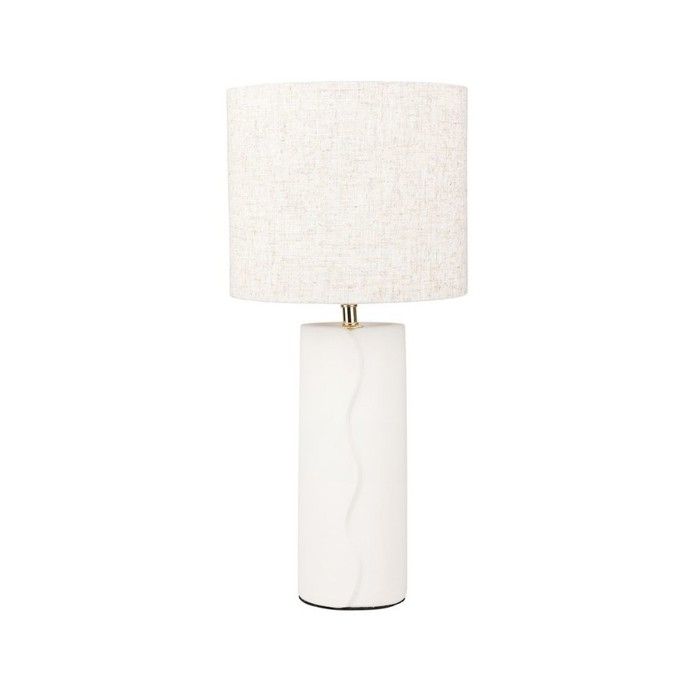 Lampe céramique blanche