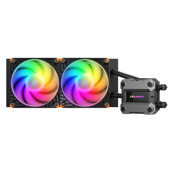 Refroidisseur Gaming - COUGAR - POSEIDON ULTRA240 - Noir - AIO 240mm - ARGB personnalisable