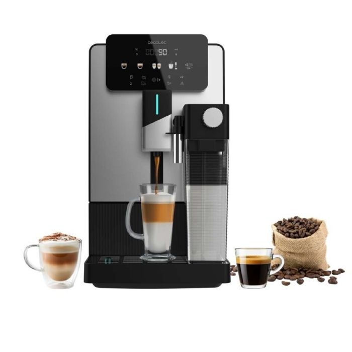 Cecotec Machine à Café Expresso Superautomatique Cremmaet Latte Art. 1500W 19 Bars Thermoblock 6 Boissons - Cecotec