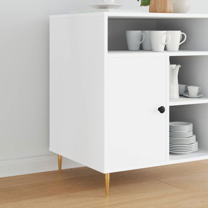 Tiroir pour meuble a case - porte pour meuble a case Vidaxl Pieds debout 2 pcs Doré 98 x 40 mm Fer