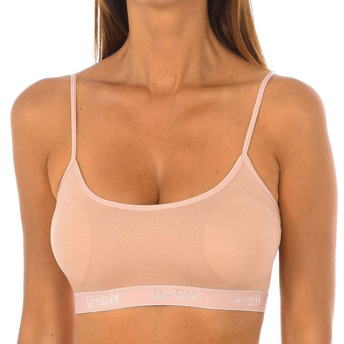 Soutien-gorge de sport en bambou pour femme Q708-Peau