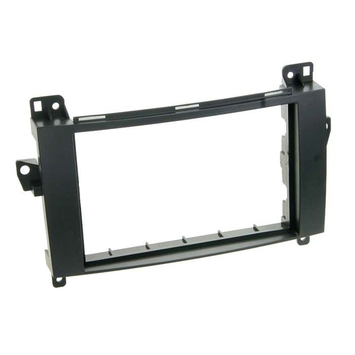 Adaptateur de façade 2-DIN pour Mercedes A/B class/Viano/Vito noir
