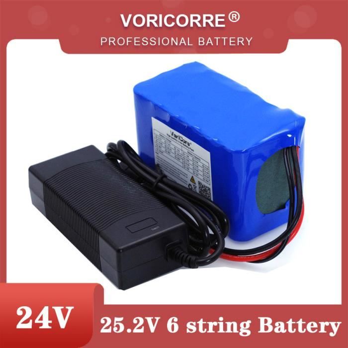 25.2V 4A et Chargeur-VariCore Batterie pour vélo électrique Eddie Ion, 24V, 6S, 4A, Snap8A, 10A, 18650, 25.2