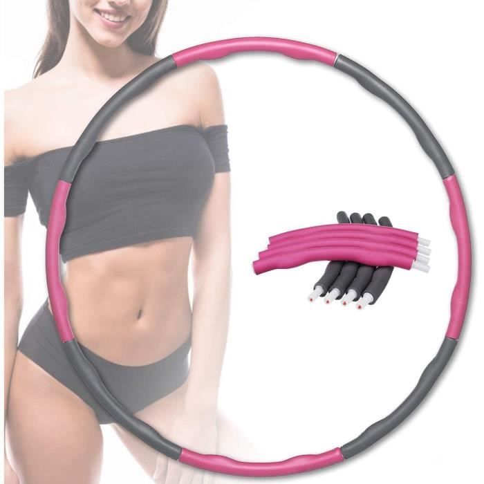 Cerceau de fitness avec mousse pour perte de poids r/églable Largeur 74-88 cm