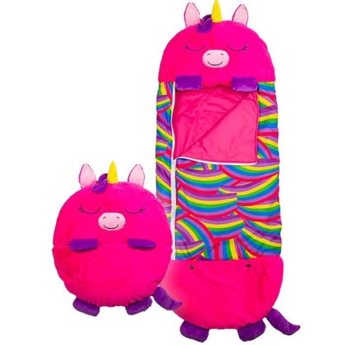 Sac de couchage enfant - Happy Game - 2 en 1 - Coton pur - Dimensions