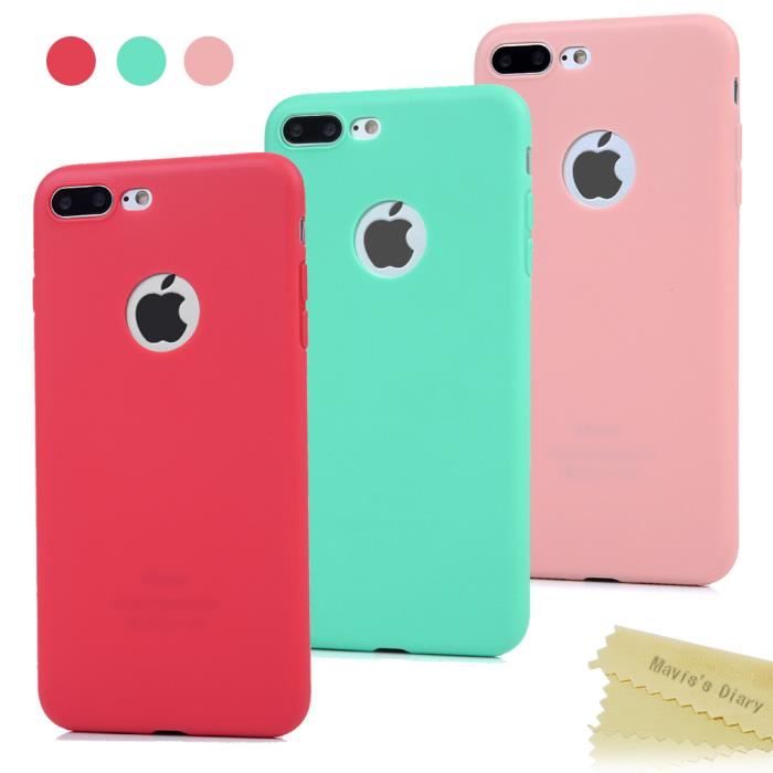 coque iphone 7 silicone vert