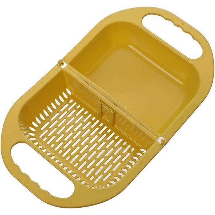 Évier Passoire Panier Polyvalent en Acier Inoxydable Coin Évier