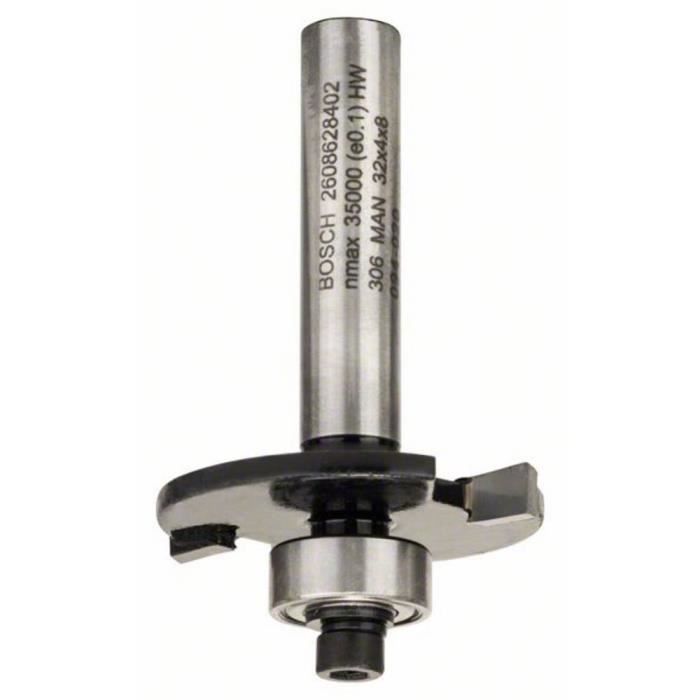 Fraise à rainurer - Bosch - 2608628402 - 8 mm - D1 32 mm - L 4 mm - G 51 mm