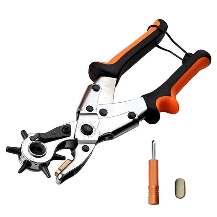 Pince à œillets + 50 œillets Métal 5 Mm – Kit穿孔 Ceinture, Cuir, Bricolage – Mygeromon
