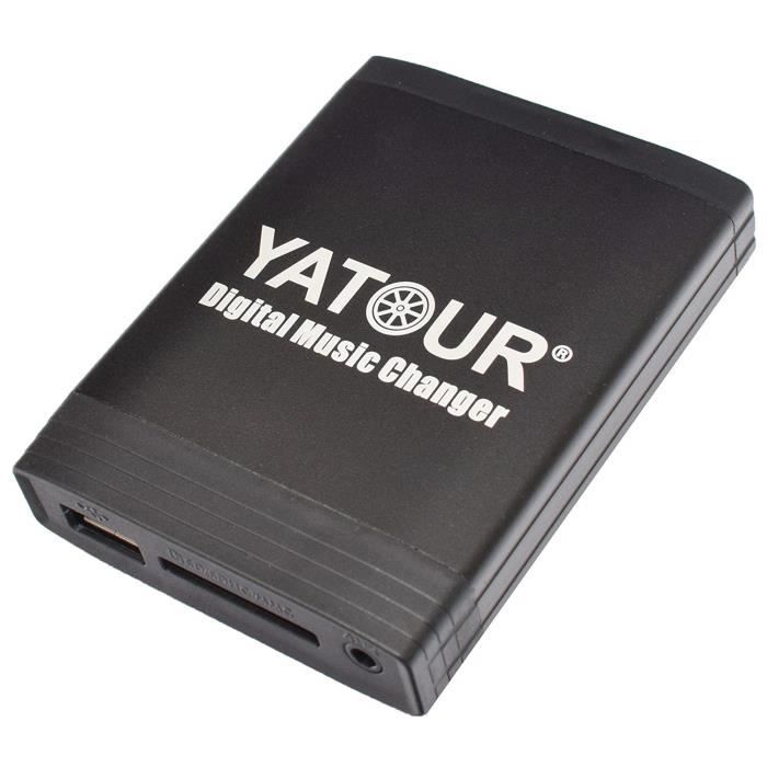 Yatour YTMVW8D Adaptateur USB SD AUX MP3 pour VW Skoda