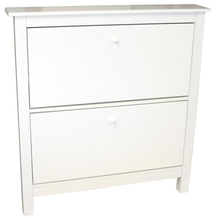 Stowe Etagere A Chaussures 8 Paires Blanc Achat Vente