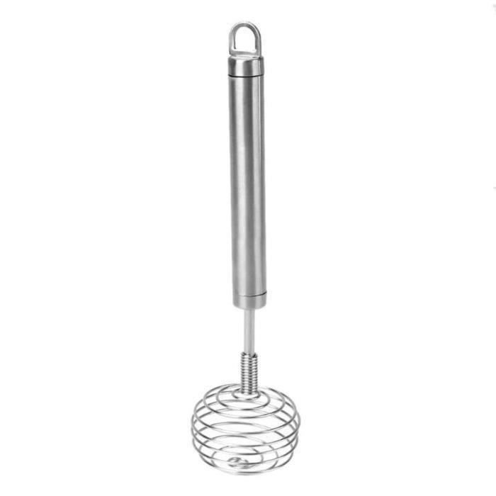 Batteur /à oeufs de 10 pouces en acier inoxydable Fouet M/élangeur /à main Cr/ème /à l/œuf Remuer Accessoires de cuisine M/élangeur /à oeufs Agitateur Fouet Batteur Outil pour batteur /à oeufs Fouetter