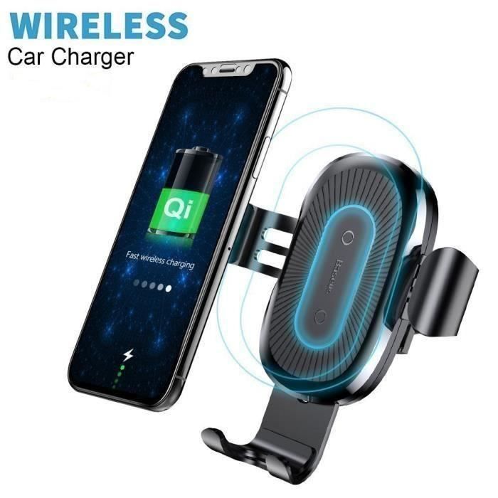 Chargeur Voiture IPhone 16 15 14 Support Téléphone Voiture UGREEN Induction Qi - Compatible MagSafe IPhone 16/15/14/13/12 - Magnétique Puissant - Fixation Grille Aération Chargeur Induction Magnétique MagSafe