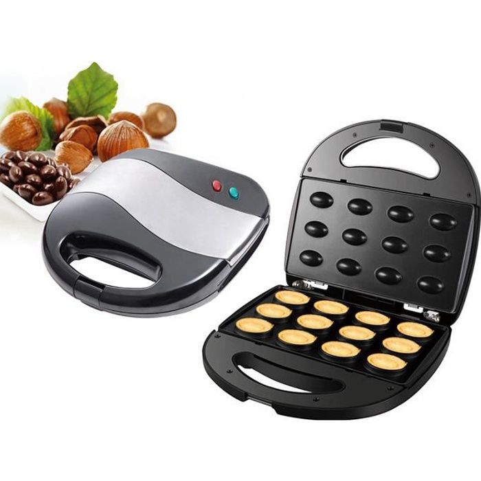 Machine à Biscuits antiadhésive électrique Machine à gâteaux aux Noix Mini Outil de Cuisson Automatique pour la Cuisine