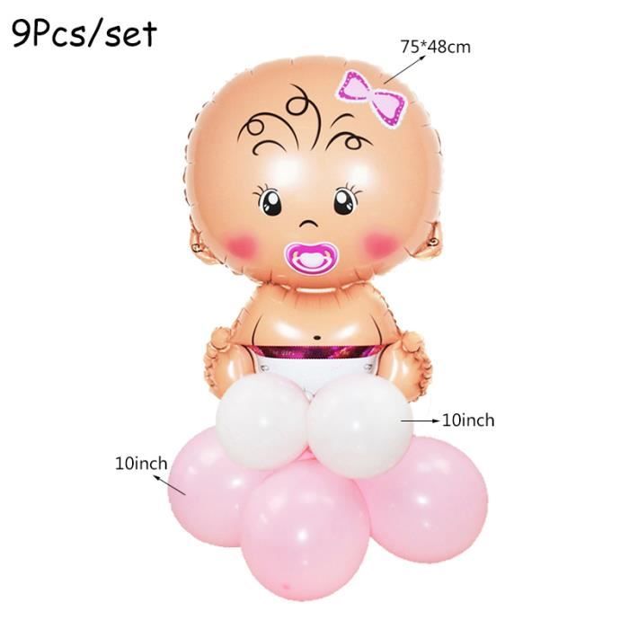 4d Transparent Bebe Garcon Fille Bleu Rose Bulle Ballon Ours Feuille Ballons Enfants Anniversaire Sexe Reveler Bebe Douc M4333 Cdiscount Maison