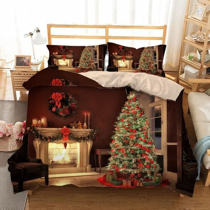 Kit De Couette Holiday Chorus - 87" X 100" (Taille Queen/King) - Neuf