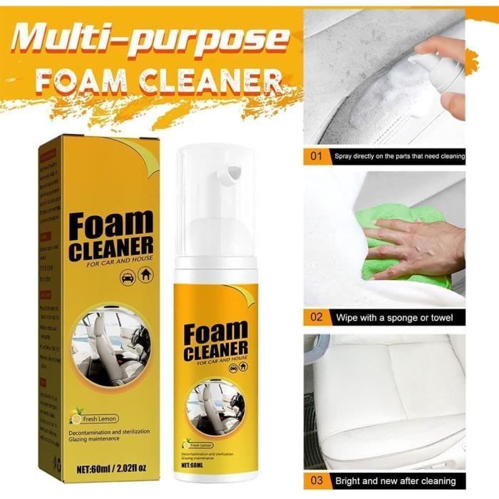 Car Magic Foam Cleaner,Multipurpose Foam,Car Kitchen, Neat Freaks Car