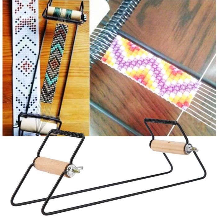 Métier à Tisser à Perles En Bois - Modèle BLW12 - 12,5 X 13 X 3,5 Pouces - Neuf
