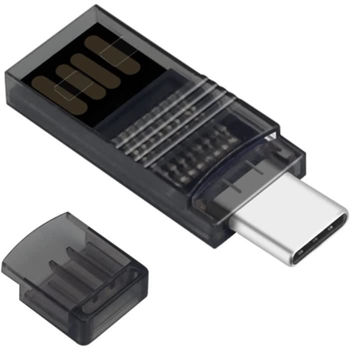Lecteur de Carte Micro SD-TF, Adaptateur USB-C vers Lecteur de
