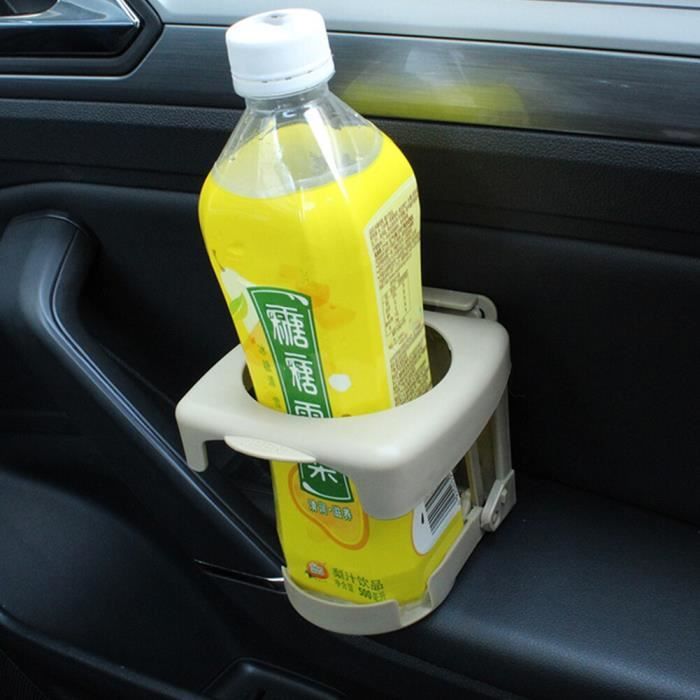 JNNJ Porte-Gobelet Voiture 2 Pièces - Insert Plastique Antidérapant Pour Console