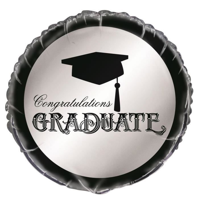 45 7 Cm Feuille Carte De Felicitations Diplome Ballon Cdiscount Maison