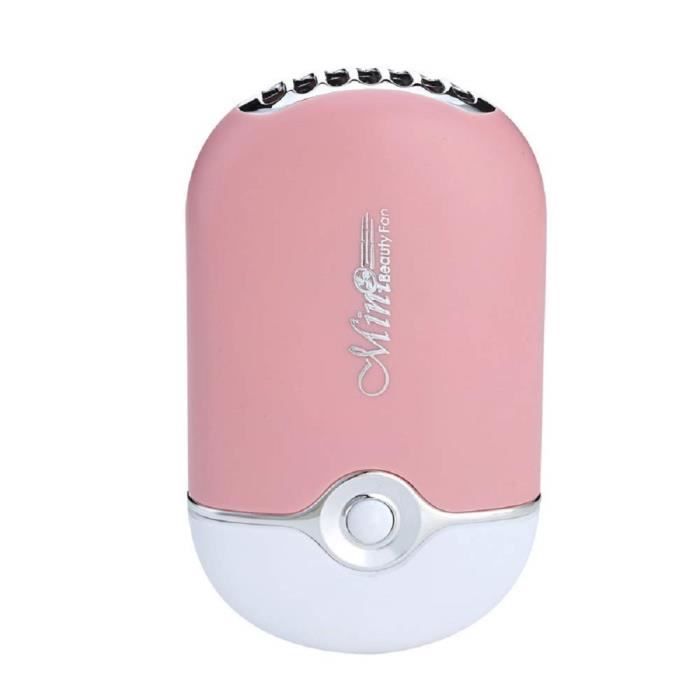 Mini Climatiseur Portable - ZGEER - ROSE - USB Rechargeable - Léger 180g - Silencieux 60dB - Zgeer