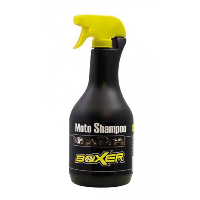 Bidon d'un litre de nettoyant Boxer pour moto Shampoo pour moto scooter