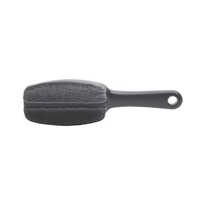 Brosse à vêtements - BRABANTIA - 149382 - Gris - Doubles coussinets en velours - Manche ergonomique