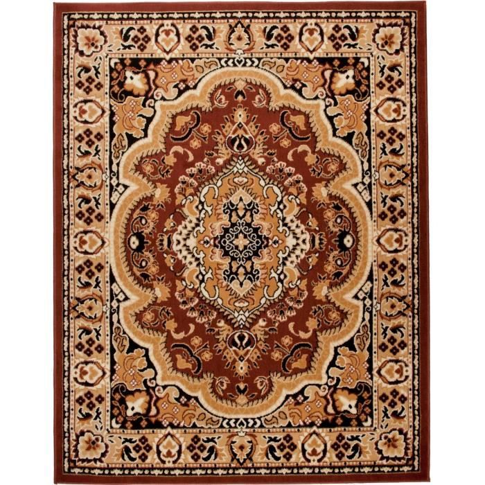 Carpeto Rugs Tapis Salon Oriental Motif Fleur - Moquette pour Chambre Carpeto Rugs Tapis Salon Oriental Motif Fleur - Moquette pour Chambre