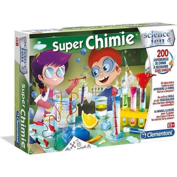 SCIENCE JEU MA CHIMIE CLEMENTONI A PARTIR DE 8 ANS