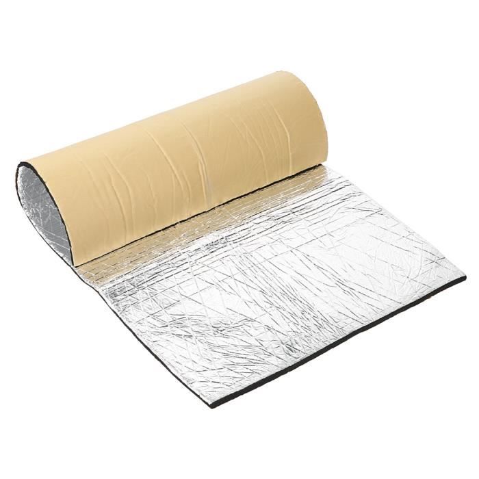 Tapis D'Insonorisation Auto 2cm En Mousse - Réduction Bruit Moteur Et Route - Isolation Thermique - Dimensions ~50x80cm