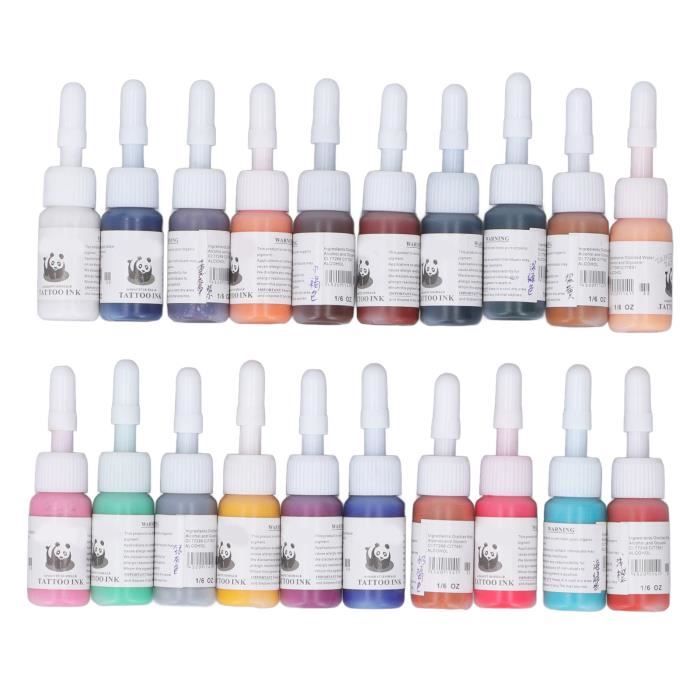 Encre De Tatouage Pigmentée 8 Ml Par Bouteille - Pour Débutants - Sans Marque - Neuf