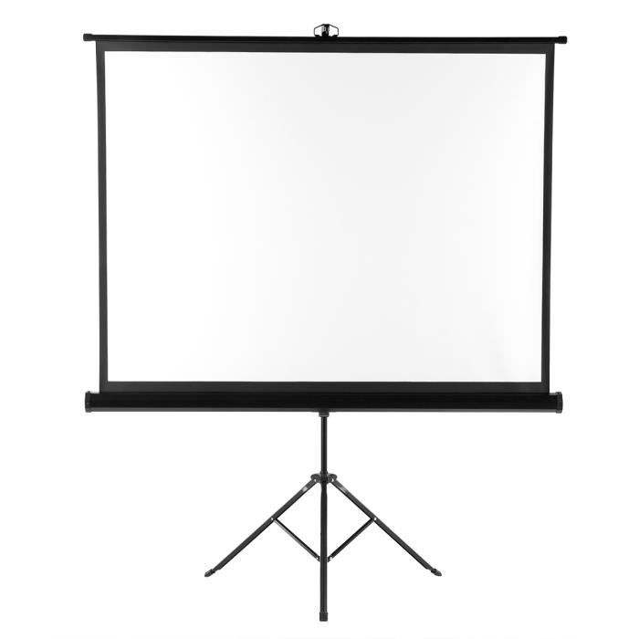 Écran De Projection Pliable 100 Pouces 16:9 – HD Rétroprojection 221x125 Cm Pour Cinéma Maison & Camping