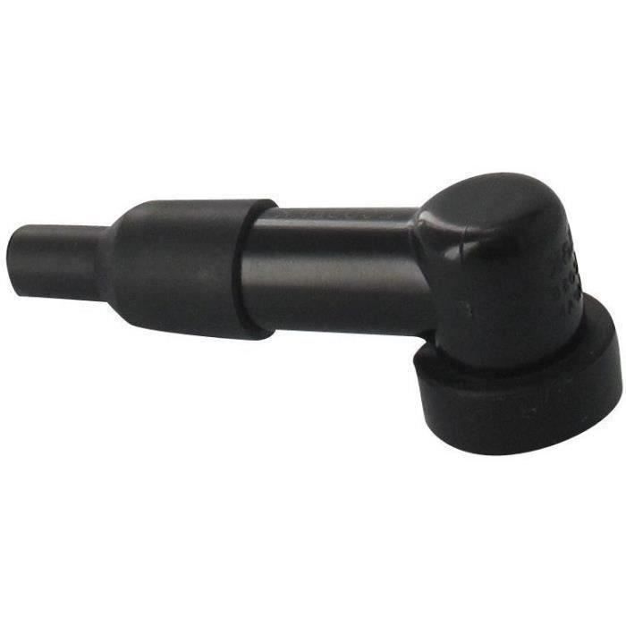 Antiparasite / Connecteur de bougie universel d'origine NGK 90° en résine phélonique - LC05EFK- Rési