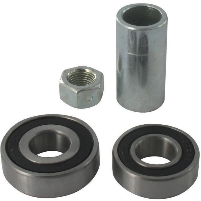 Kit de réparation MURRAY pour palier 650-0759, comprend 2 Roulements + 1 entretoise + 1 écrou d’axe 