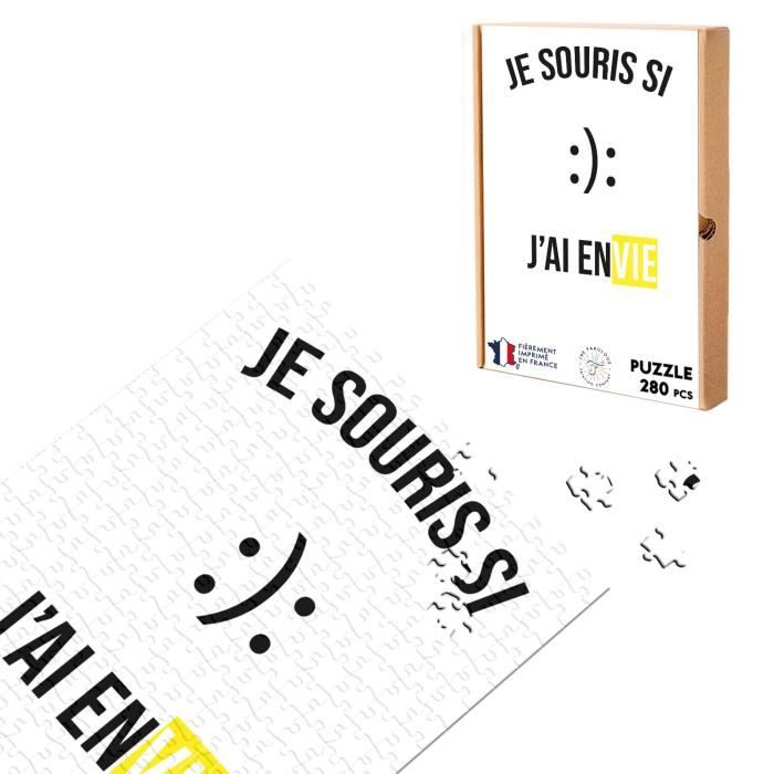 Puzzle Classique 280 pièces Je Souris Si J