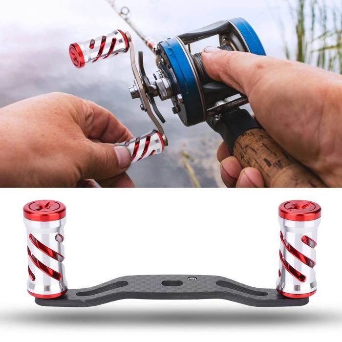 Poignée De Moulinet Carbone - Pour Abu Garcia Revo, Daiwa, Shimano, Casting