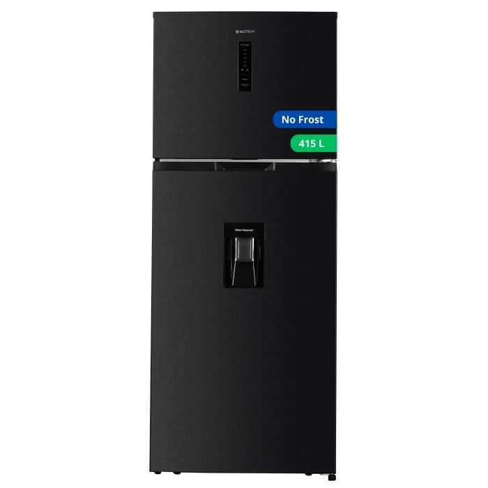 GEDTECH Réfrigérateur combiné congélateur haut 415L GDP415NFDX - Distributeur deau - No Frost - Dark inox