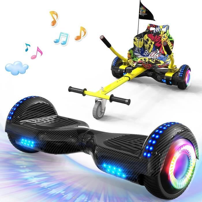 ACBK - Hoverboard Auto-équilibré avec Roues de 6.5" (Roues LED + Haut