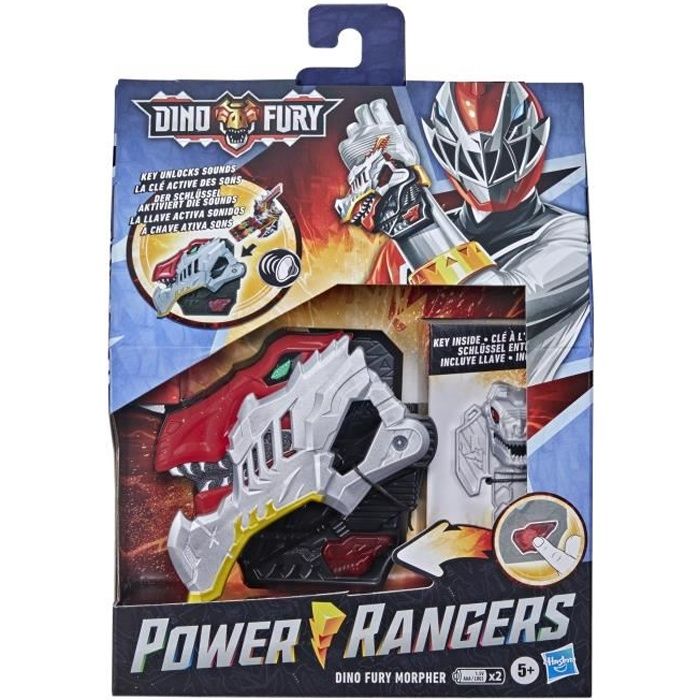 Jouet électronique POWER RANGERS Dino Fury Morpher avec sons et lumières et clé Dino Fury